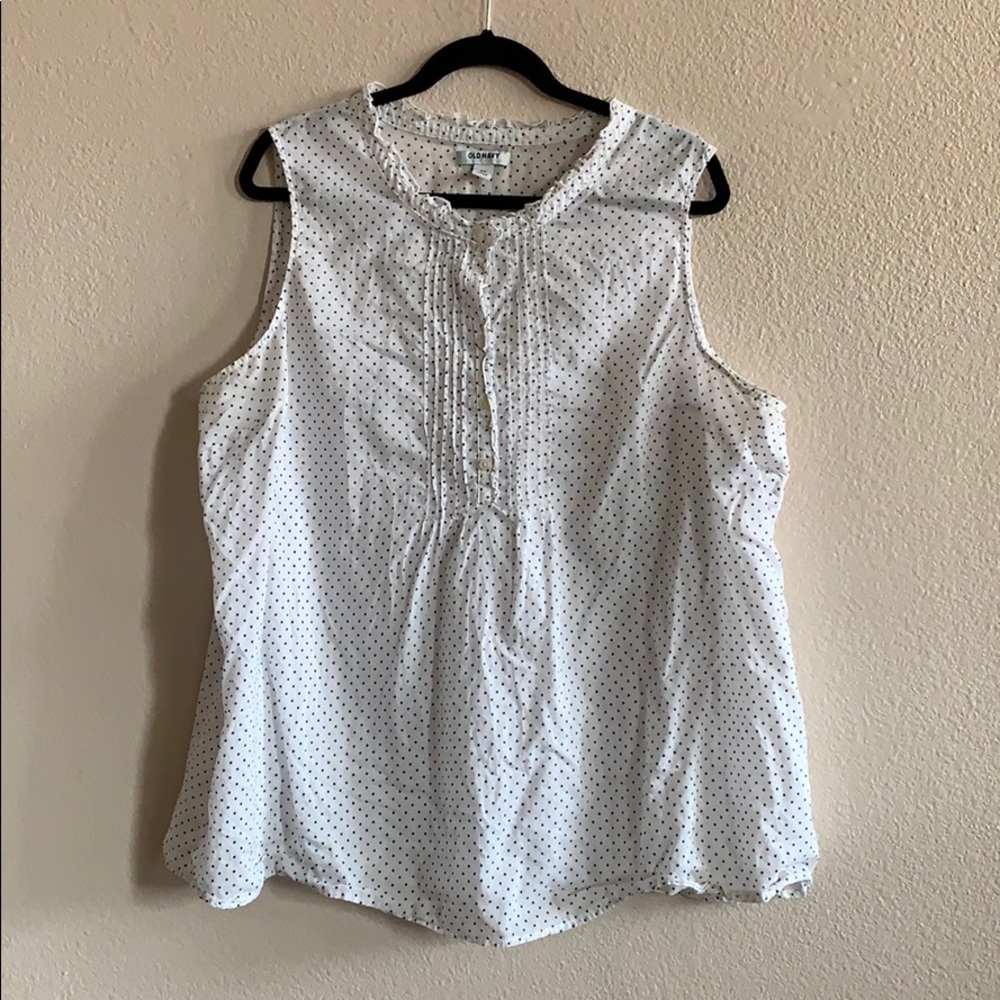Dressy sleeveless top